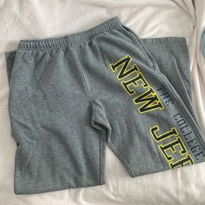 The college of New Jersey Jansport sweatpants size medium